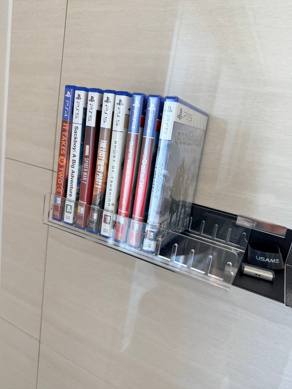 PS5 슬림 디스크에디션 블랙 하우징+듀얼센스+타이틀 8종 상품이미지4