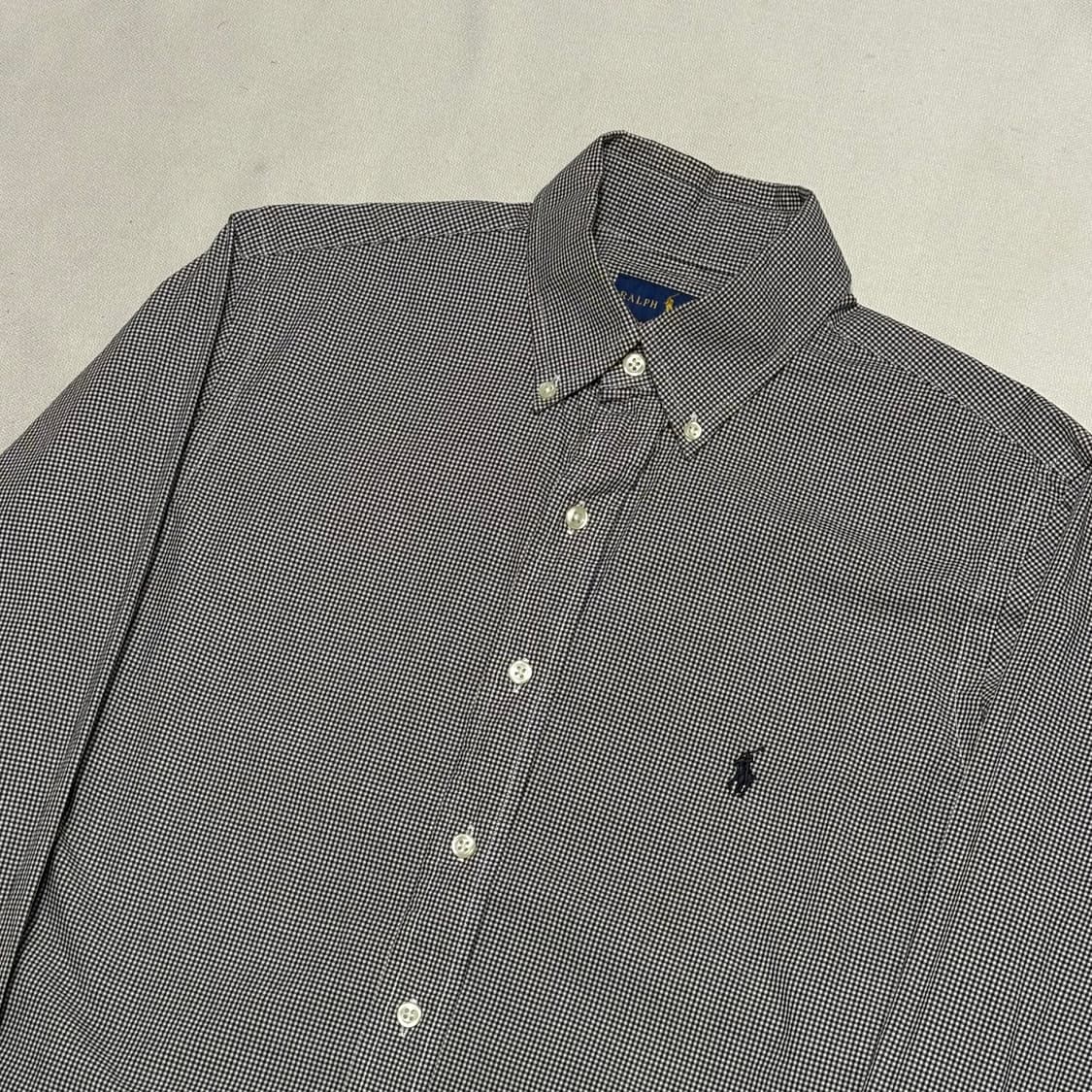 S 폴로랄프로렌 블랙 체크 셔츠 상품이미지1