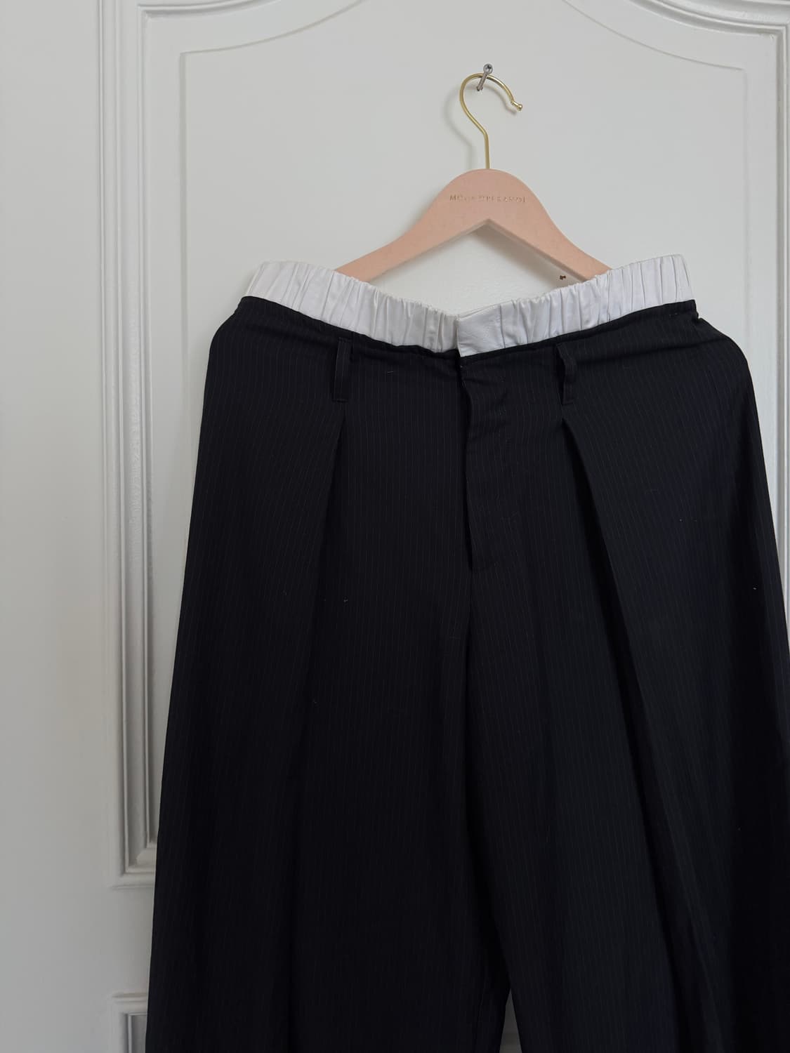 자라 핀턱 스트라이프 팬츠  상품이미지2