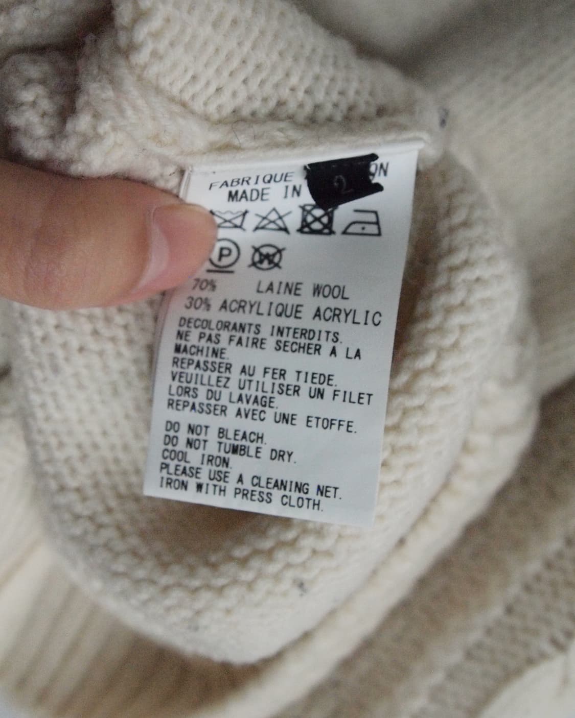 요지야마모토 Y’s 롱 레이어 니트 상품이미지8