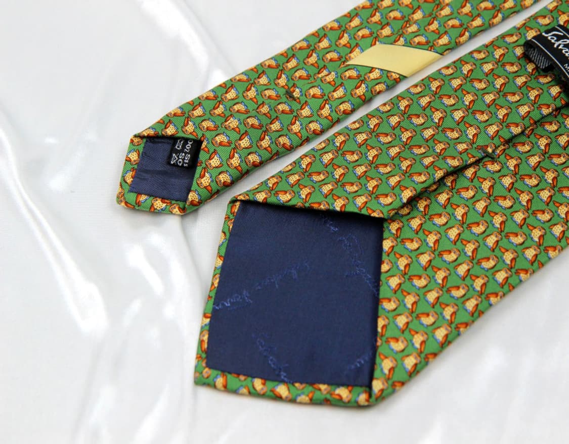 페라가모 9.4cm S등급 남자 명품 넥타이 상품이미지4