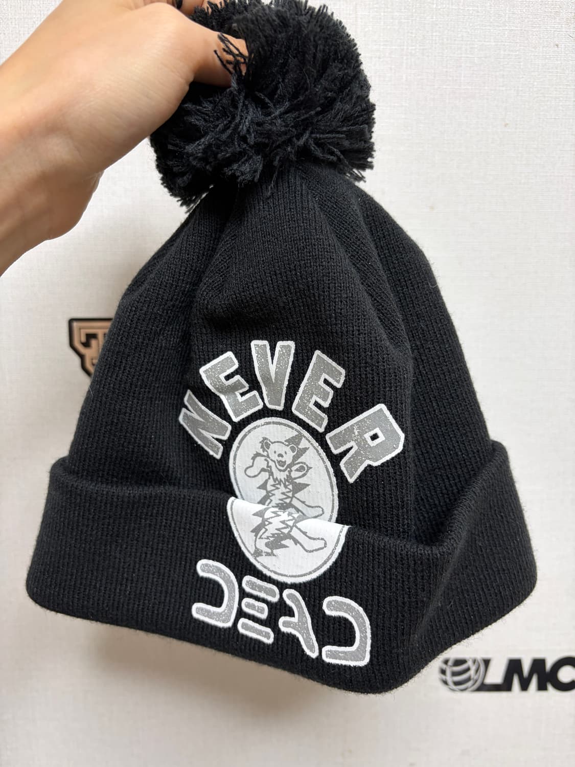 디네댓 그레이풀데드 비니 블랙 상품이미지2