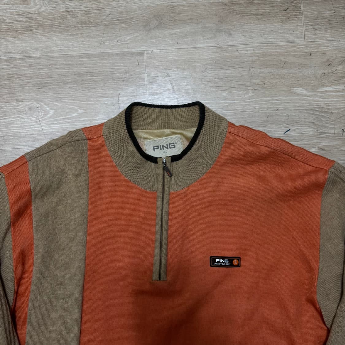 핑 골프웨어 아노락 니트집업 상품이미지2