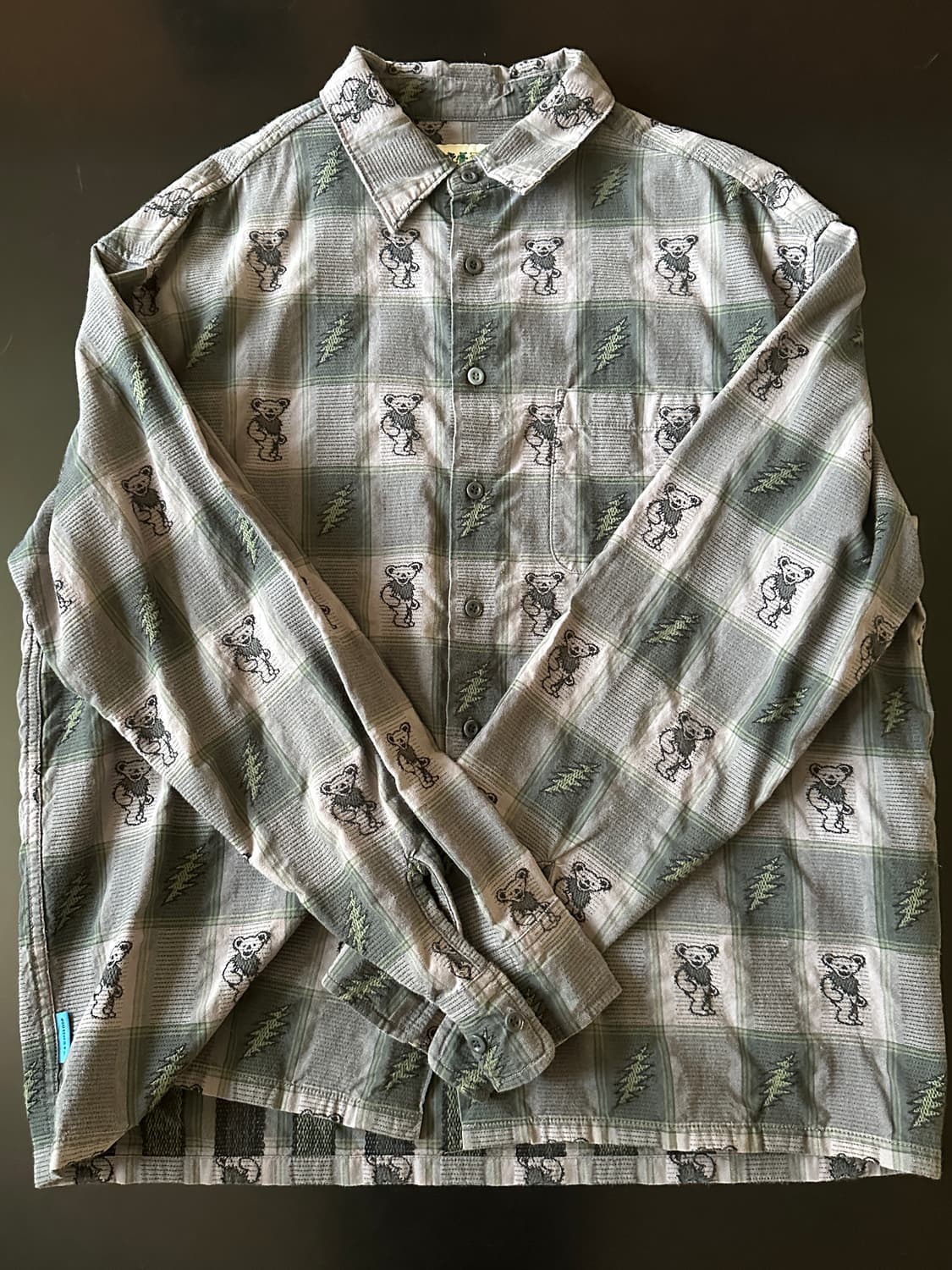 디스이즈네버댓 그레이트풀 라이트닝 자카드 셔츠 M 상품이미지1