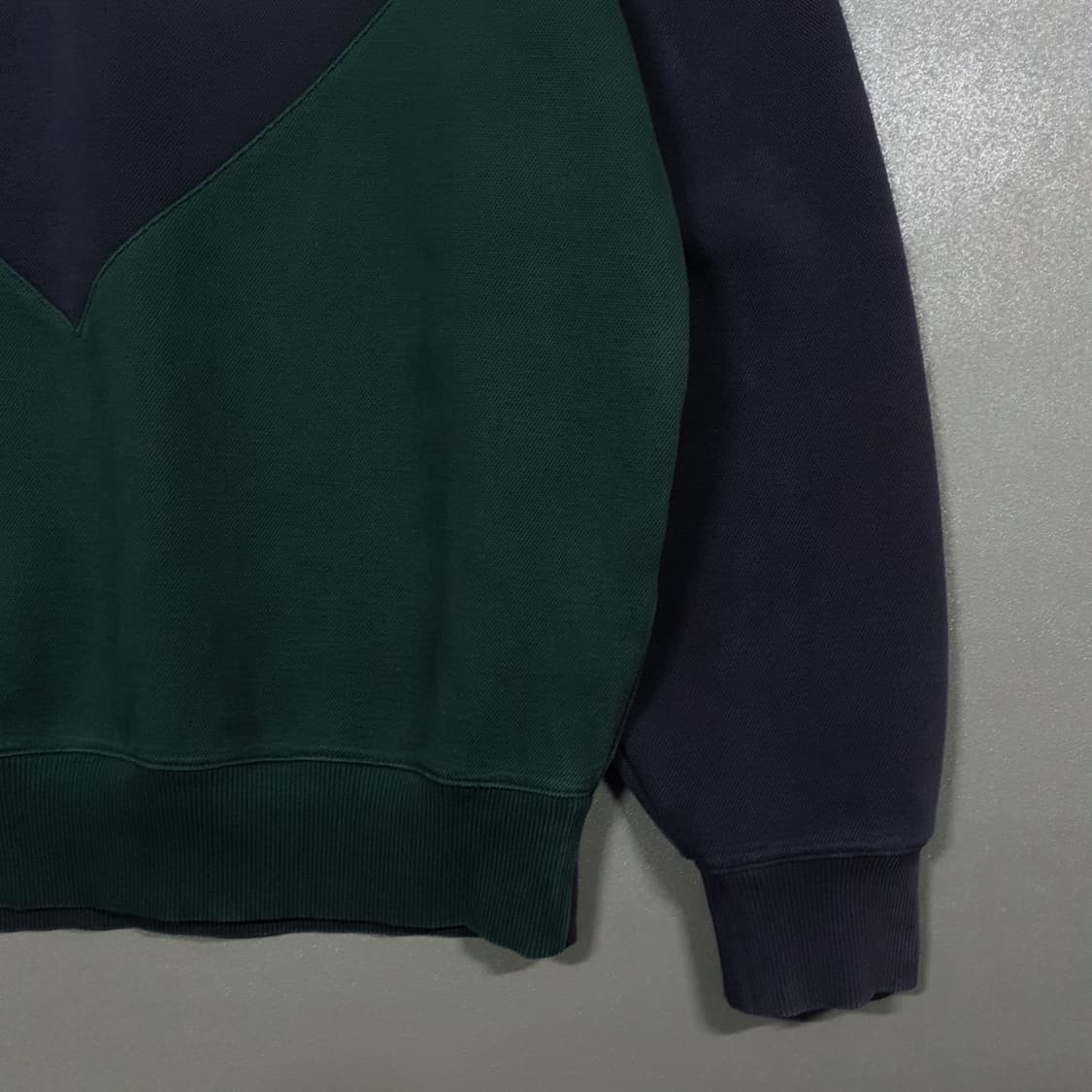 국내 100) 라코스테 신형 20FW 브이 컬러블럭 맨투맨 스웻셔츠 상품이미지5
