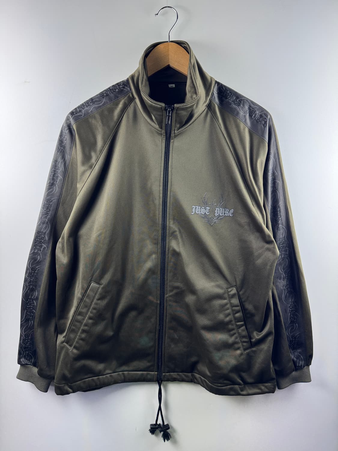 JPN Y2K 프린팅 카키 트랙져지1802 상품이미지1