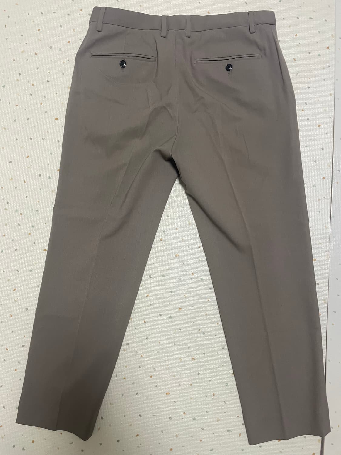 컨셉원 슬림핏 슬랙스 더스티베이지 칼라 32사이즈 상품이미지2