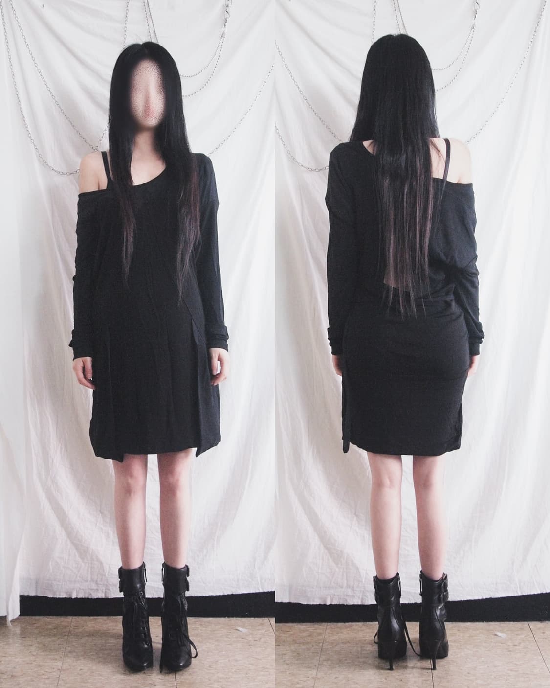 new* 디젤 오프숄더 드레이프 원피스 상품이미지2