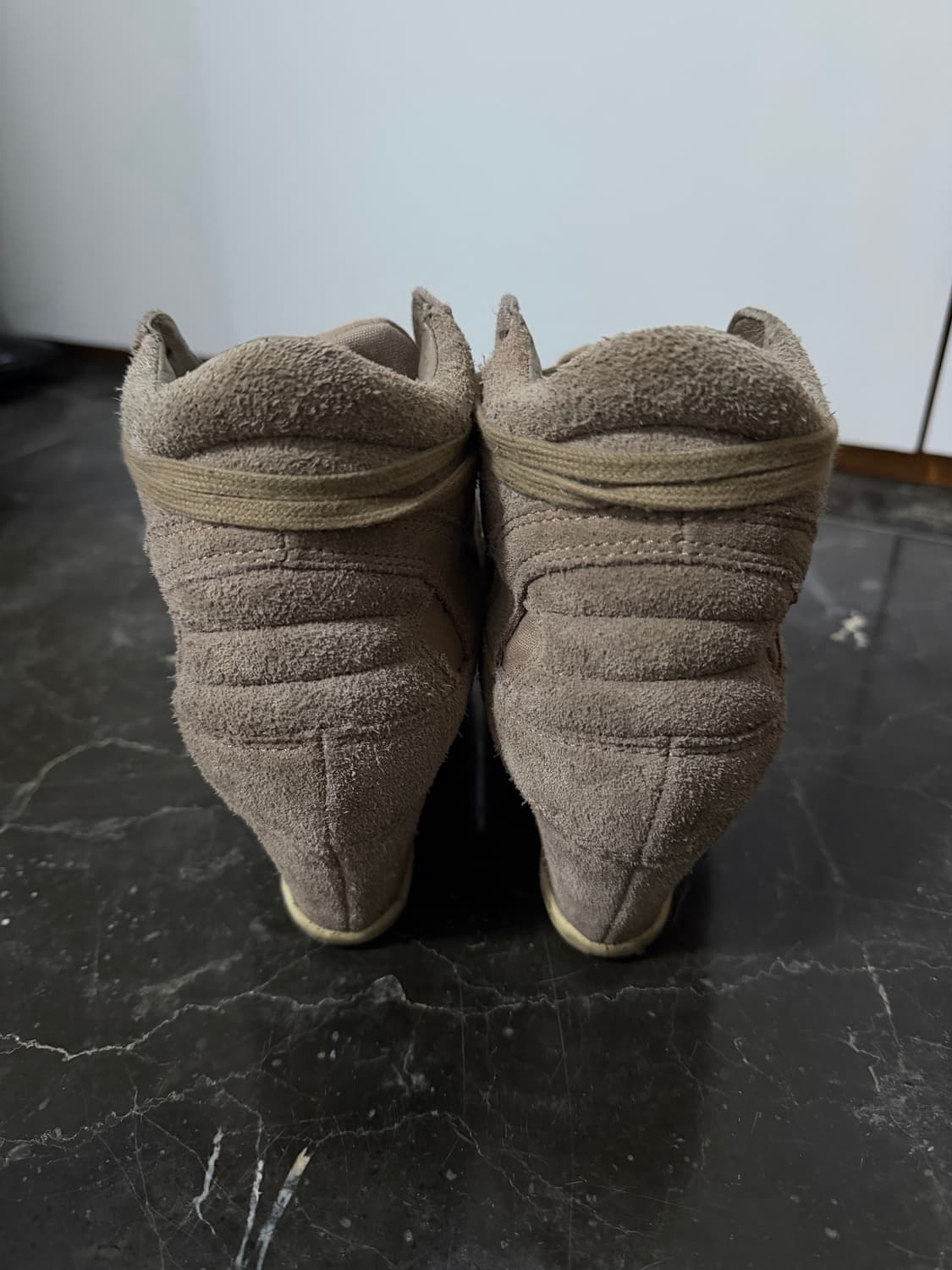 Ash 아쉬 보위 웨지 스니커즈 베이지 상품이미지3