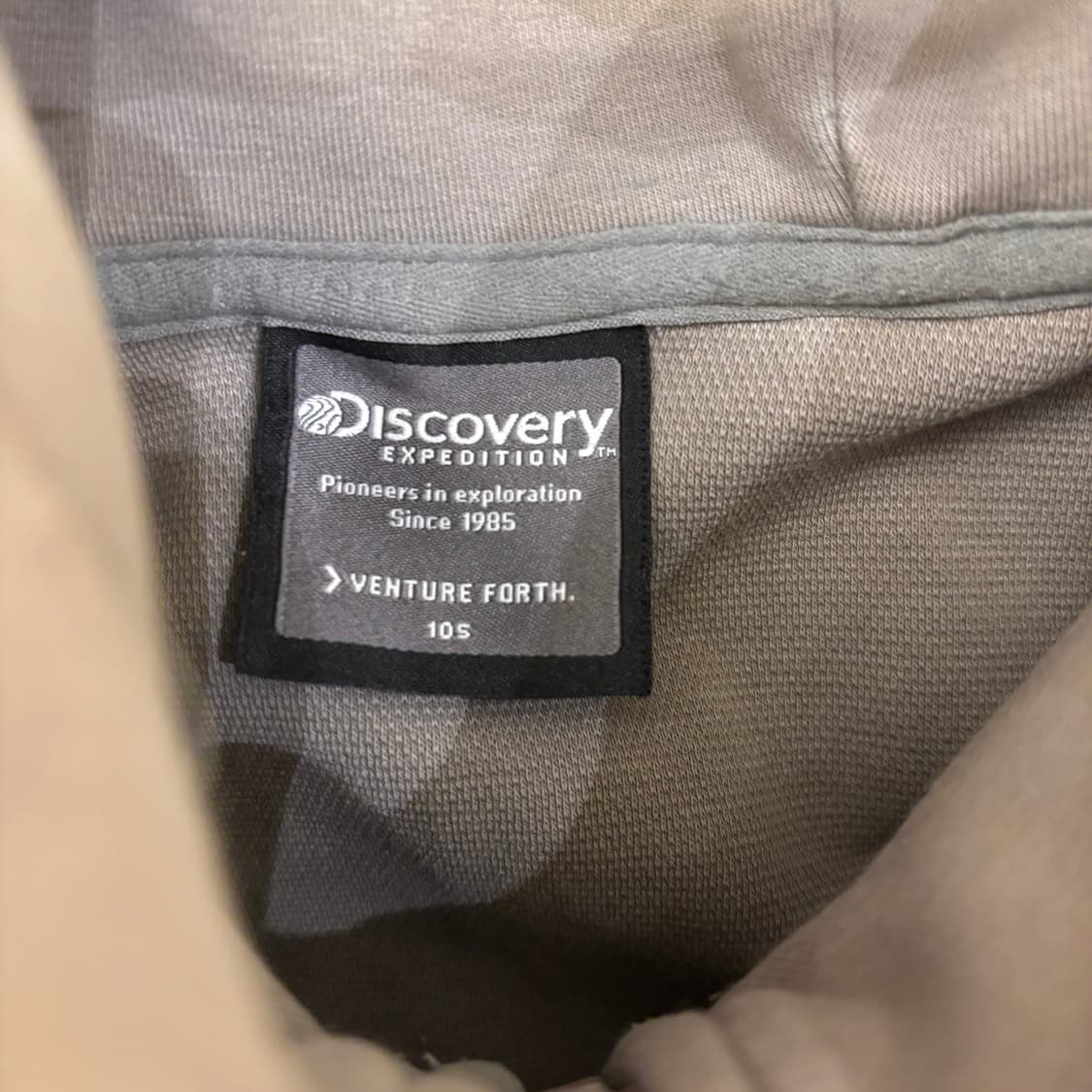 디스커버리 스몰로고 스포티 후드집업 상품이미지3