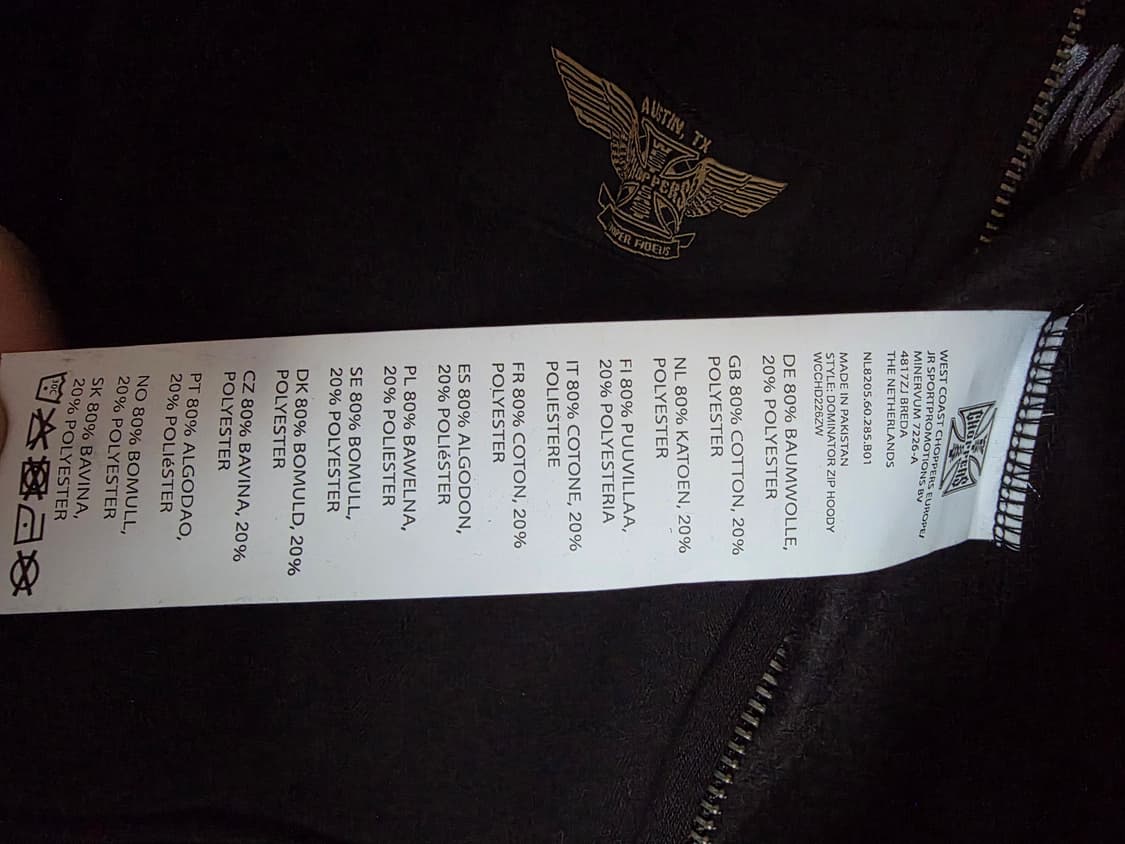 웨스트코스트차퍼스 자수 집업후드 상품이미지5