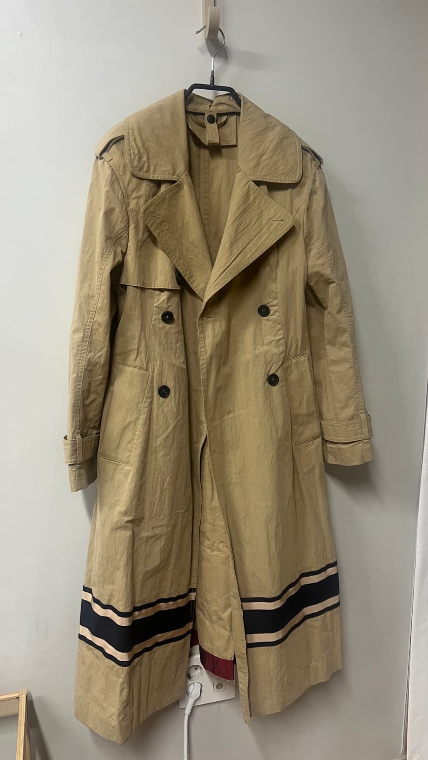 GIOVANNI 밍크카라 트렌치코트 상품이미지5