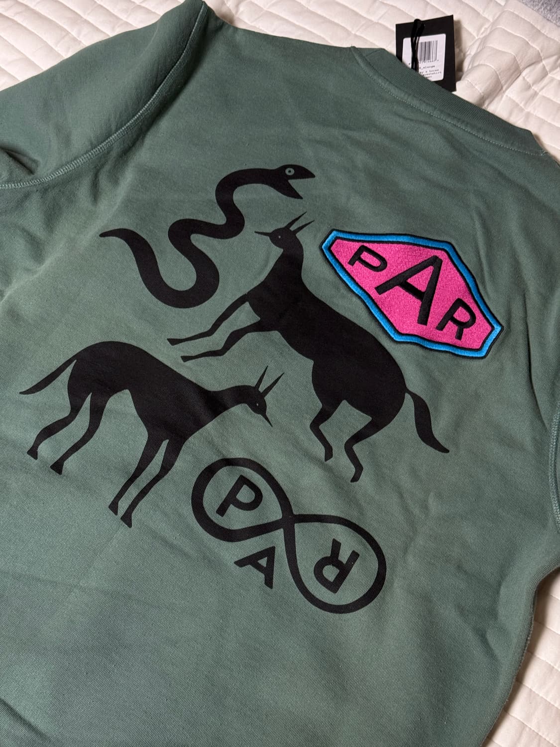 [XL] 파라 맨투맨 그린  상품이미지5