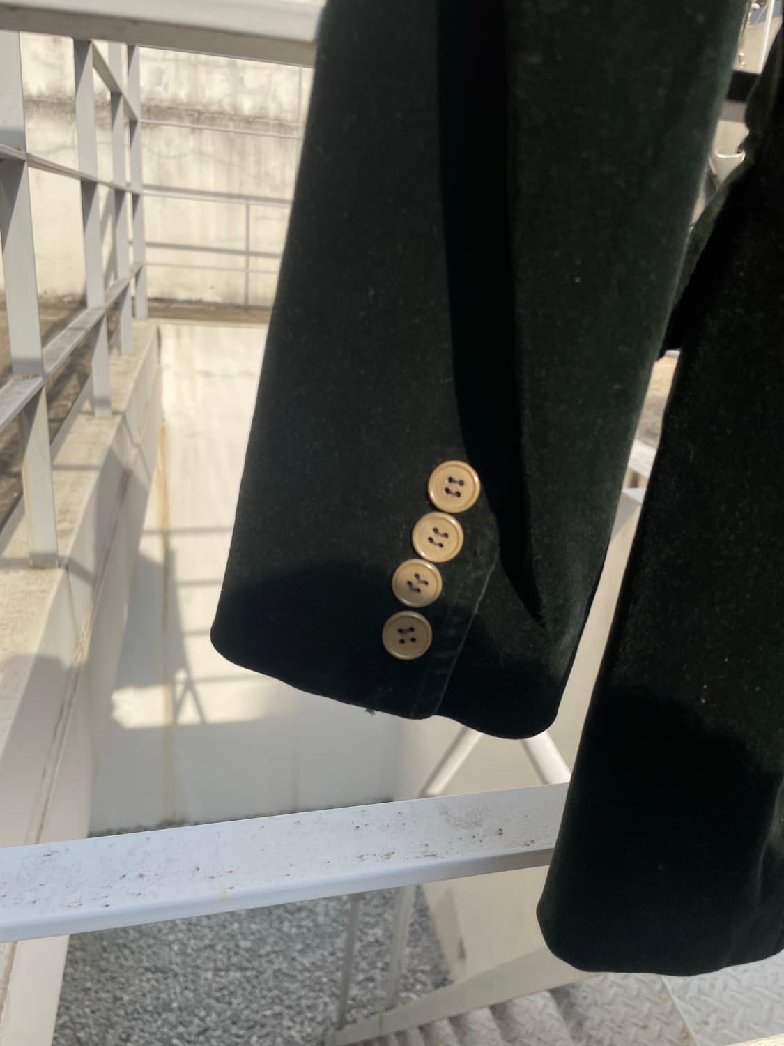 랄프로렌 벨벳 테일러드 블레이저 (다크그린) 상품이미지5