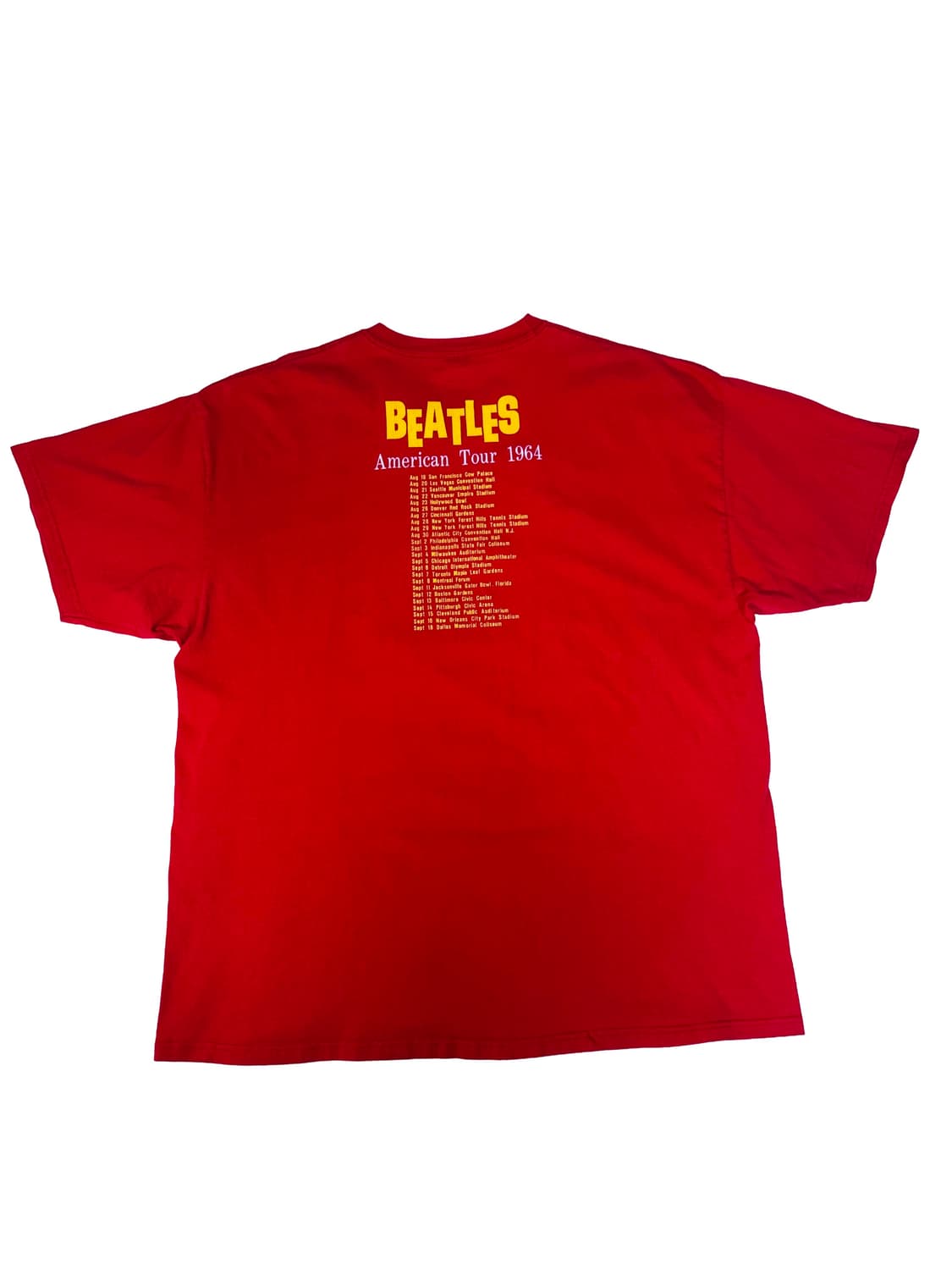 빈티지 00s 비틀즈 BEATLES 투어 티셔츠 2XL 상품이미지5