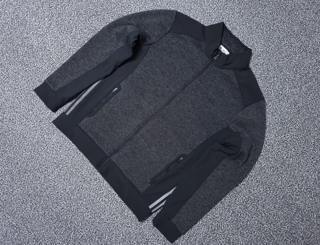 [무료배송][105]아디다스골프 남성용 니트 기모 집업 상품이미지3