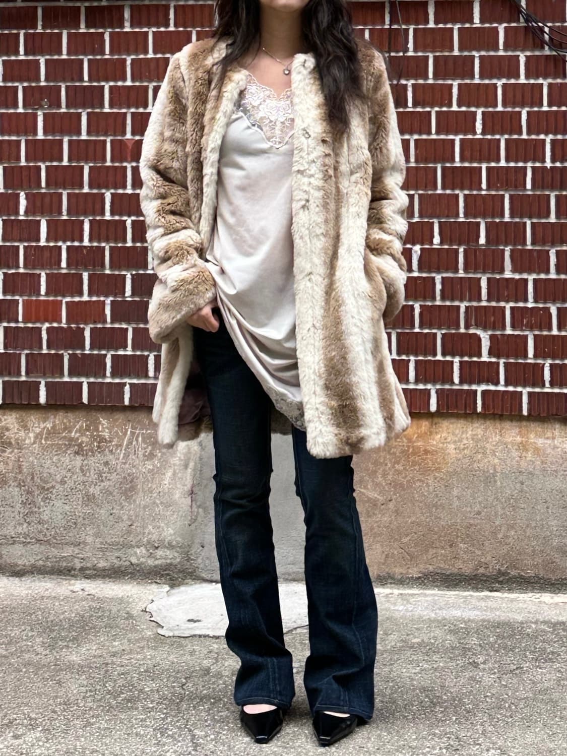 시슬리 퍼자켓 슬립원피스 트루릴리젼 부츠컷 팬츠 상품이미지2