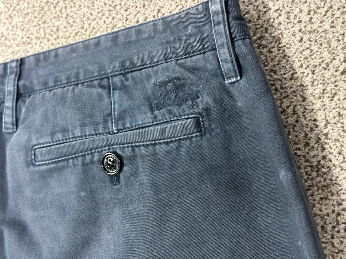 남성 버버리 빈티지면바지 36R 상품이미지3