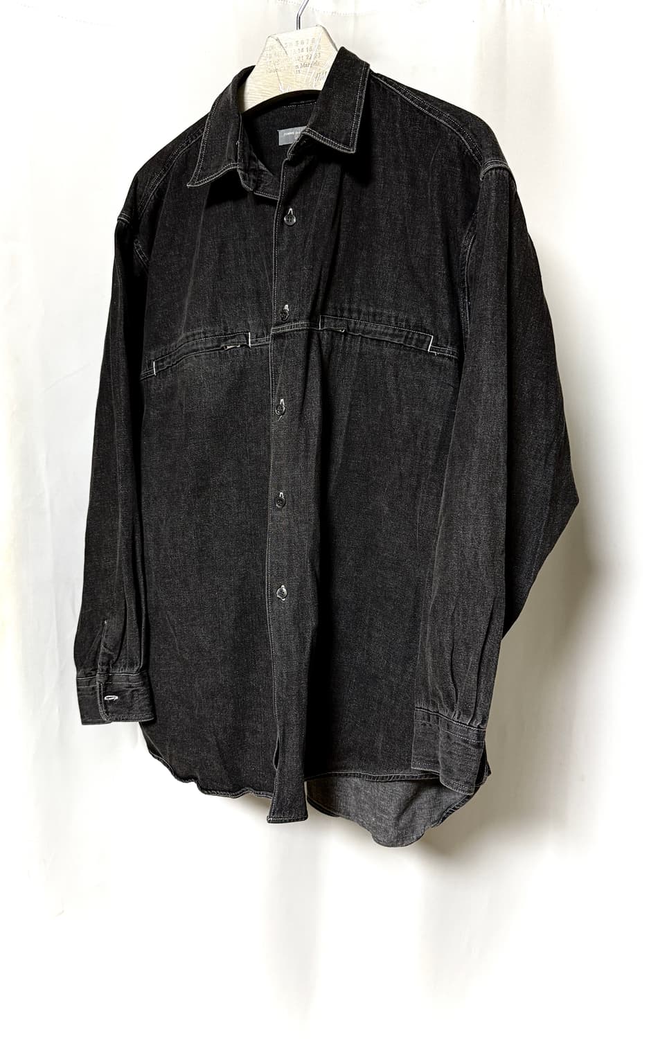 꼼데가르송 99s 田中慶一 빈티지 워시드 데님 셔츠 상품이미지1