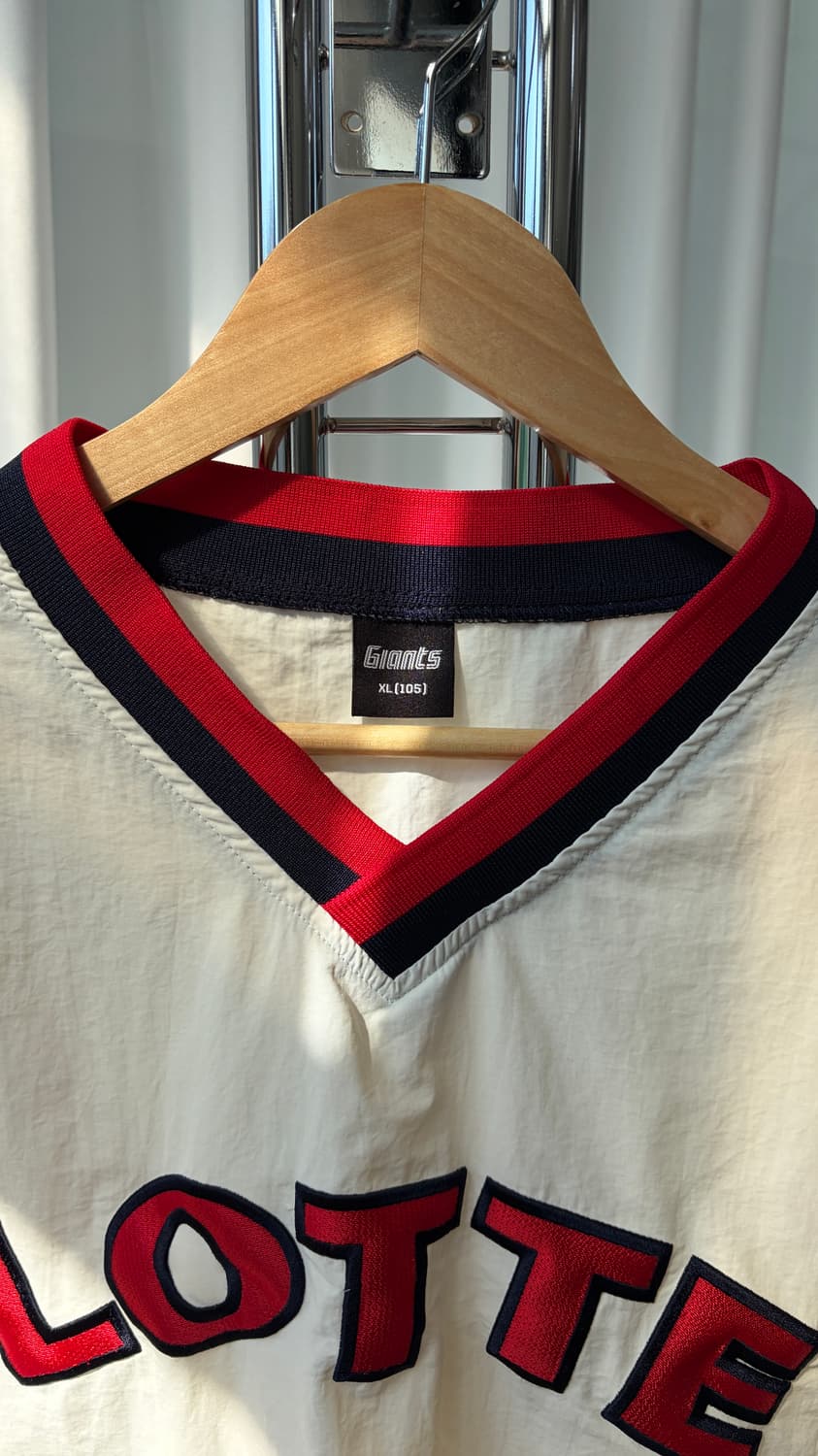 [XL]롯데 자이언츠 우븐 웜업 바람막이 상품이미지5