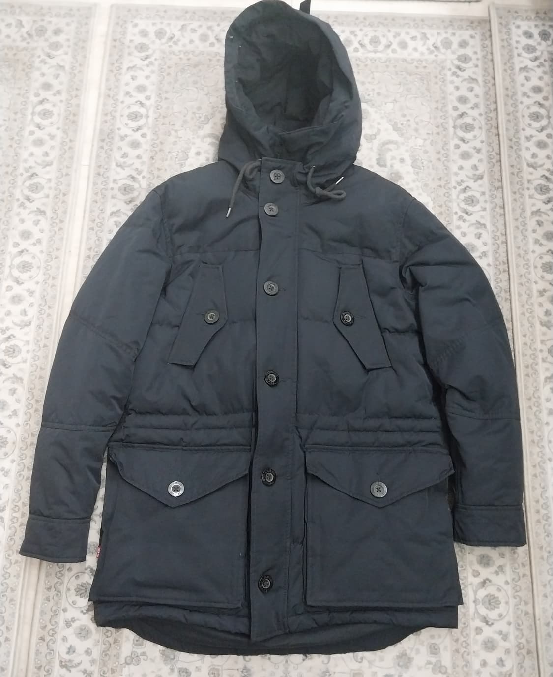 리바이스 진네이비 후드 패딩 M 상품이미지1