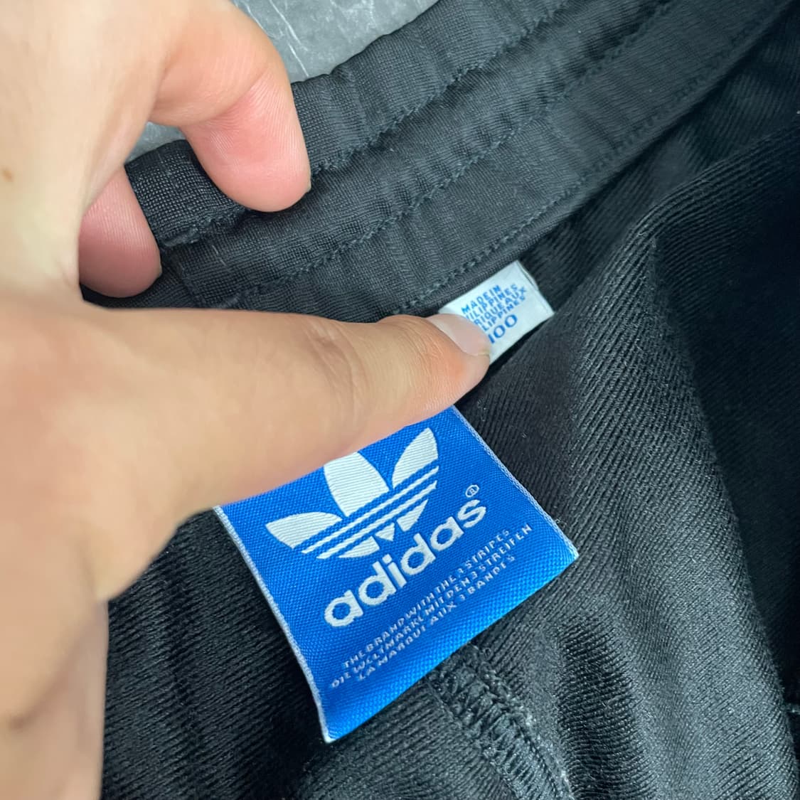 아디다스 삼선 파이어버드 블랙 와이드 트랙팬츠 상품이미지6