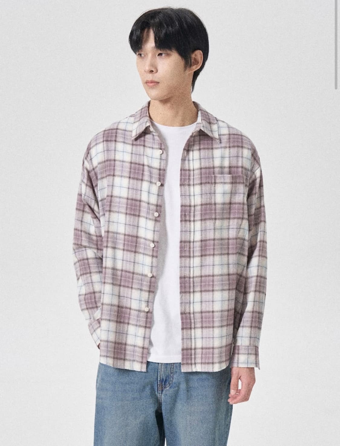 2벌 일괄) 에잇세컨즈 간절기 플란넬 셔츠 M 상품이미지5