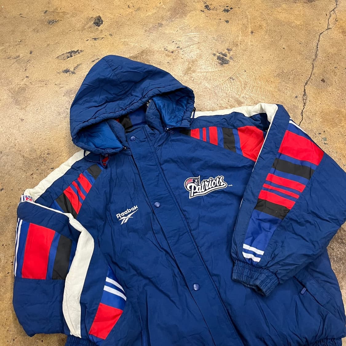 [정품/M] 리복 뉴잉글랜드 패트리어츠 후드 자켓 b17 상품이미지1