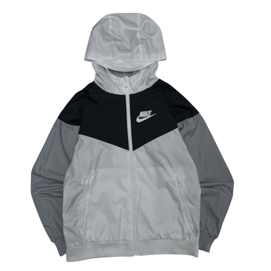 나이키 화이트 스우시 그레이배색 바람막이 L 상품이미지2