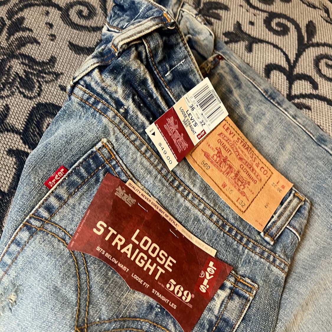 36 리바이스 569 데님 팬츠/W2402 상품이미지4