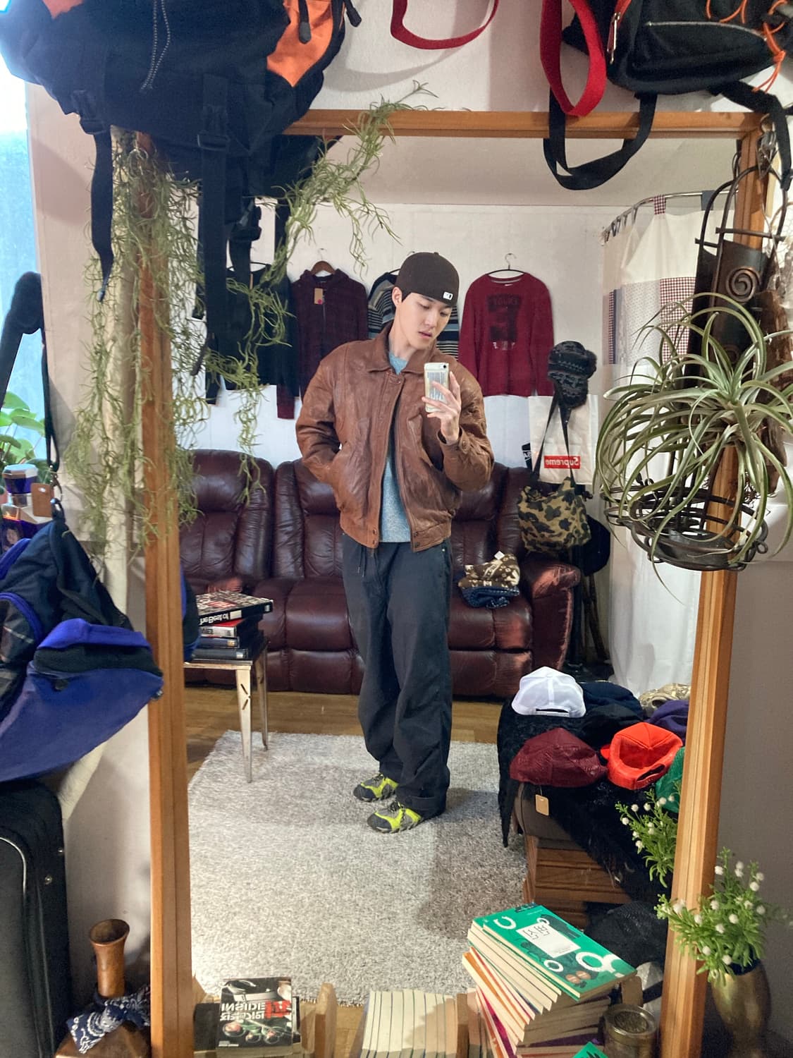 플레이보이 90‘s 램스킨 레더자켓 상품이미지2