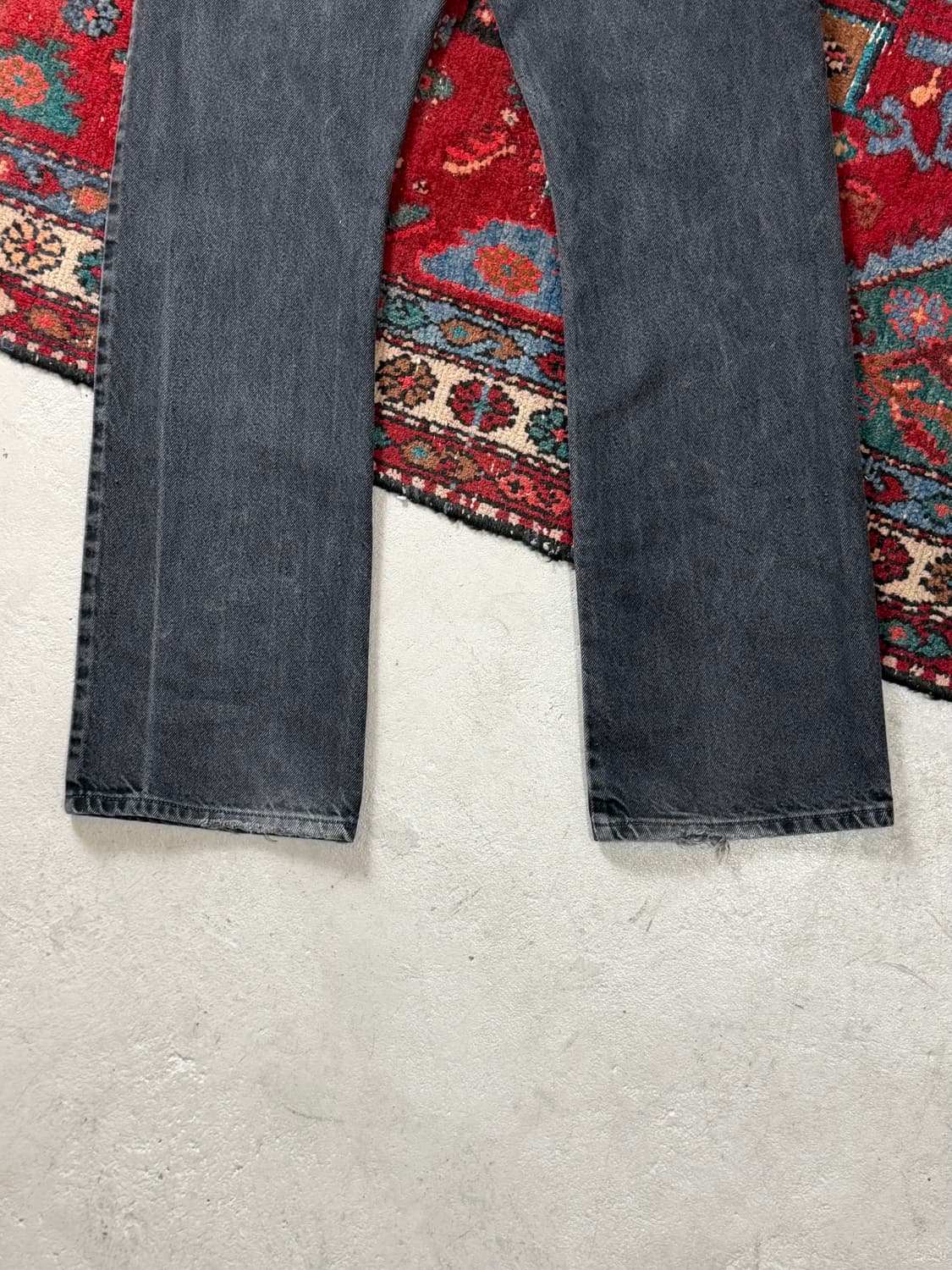 00's 빈티지 리바이스 517 블랙 부츠컷 리바이스 플레어진 상품이미지9