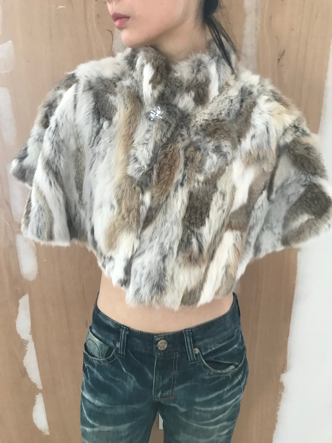 vintage mix fur cape 상품이미지4