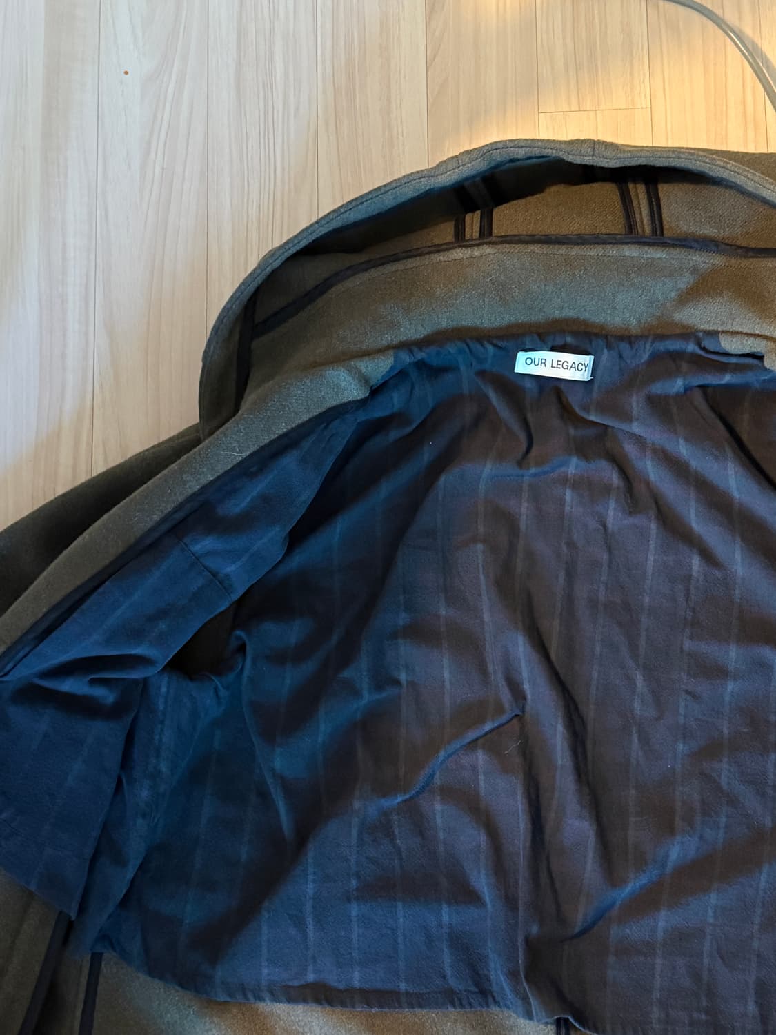 아워레가시 더플 모스그린 코트 상품이미지3