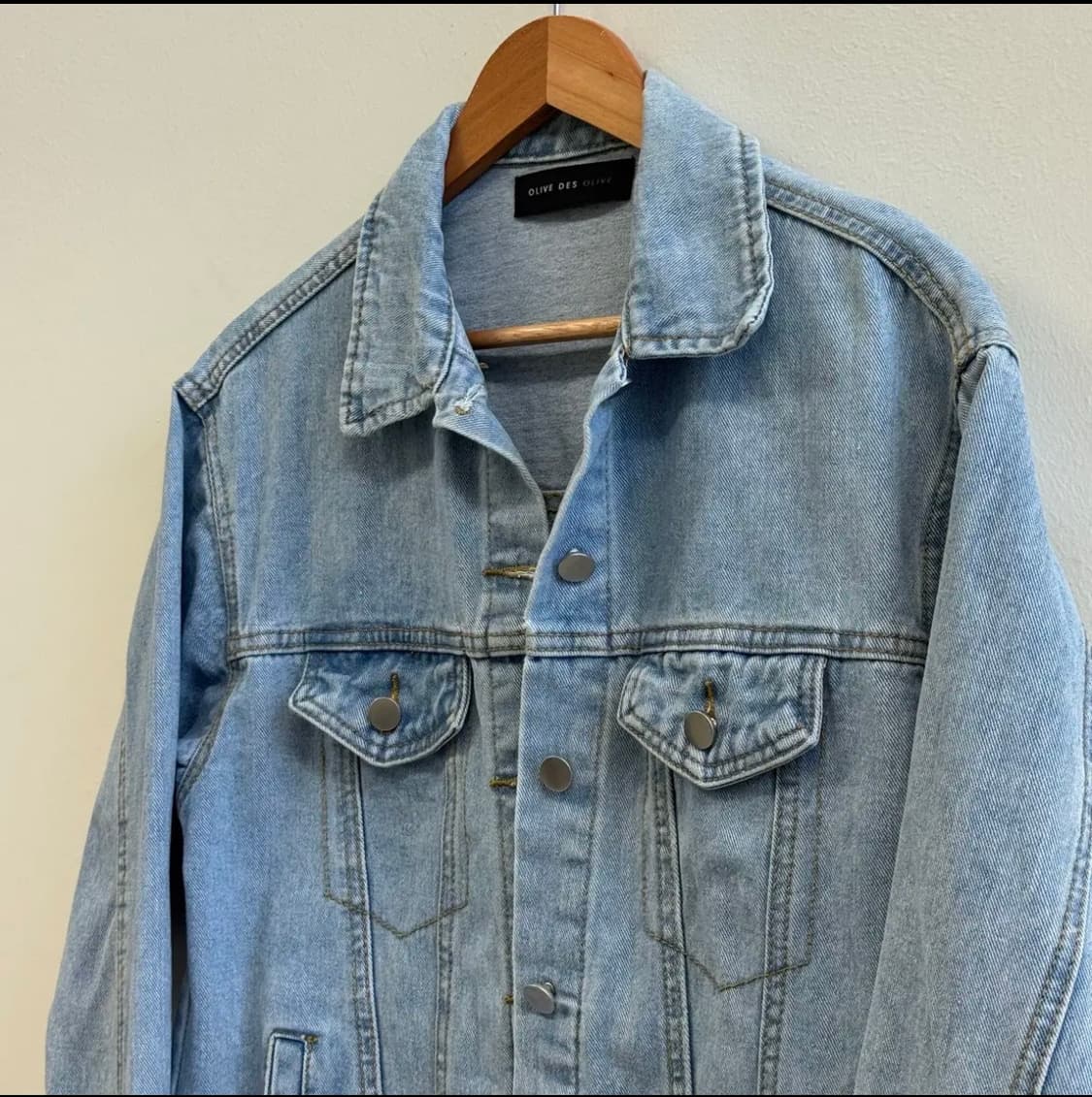 올리브데올리브 연청 데님 자켓 55 상품이미지2