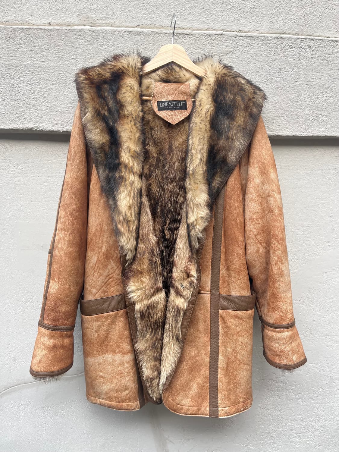 퍼 무스탕 코트 상품이미지2