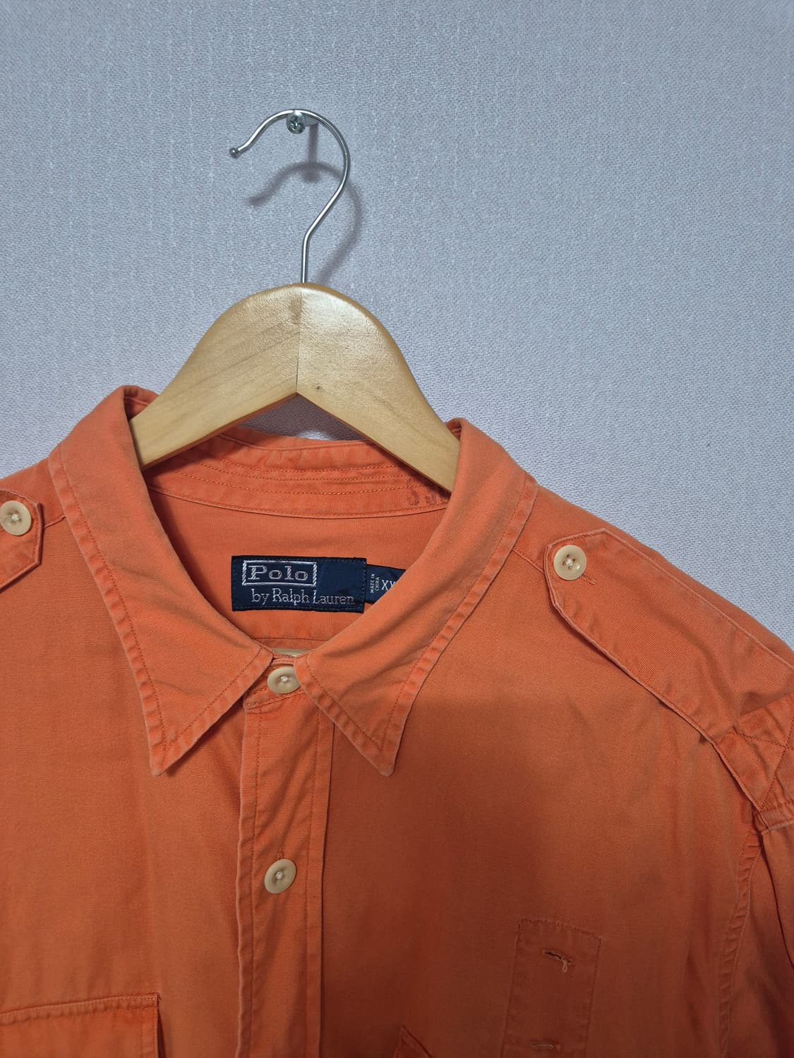 90s 폴로 랄프로렌 오피서 셔츠 (2XL) 상품이미지2