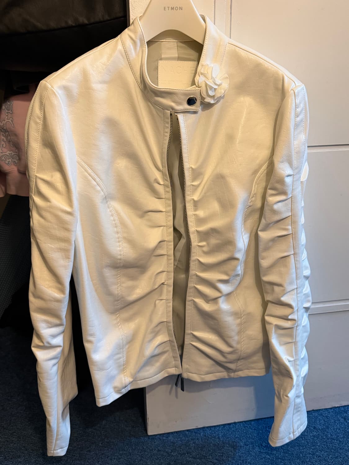 나체 셔링 레더자켓 상품이미지3