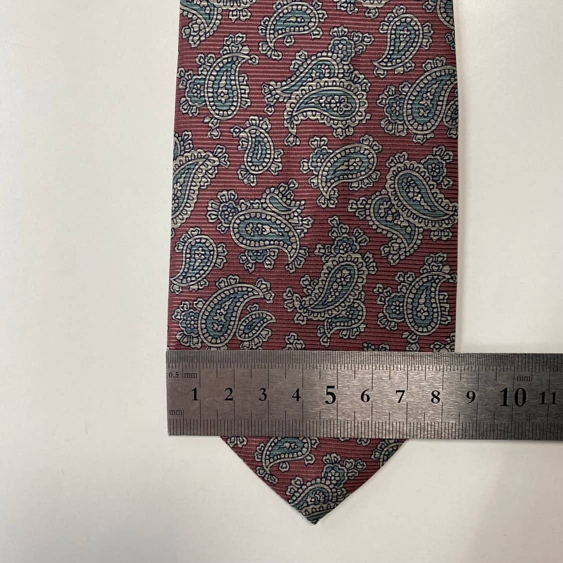 버버리 페이즐리 명품 정품 넥타이 (Burberry) 8.3cm 상품이미지8