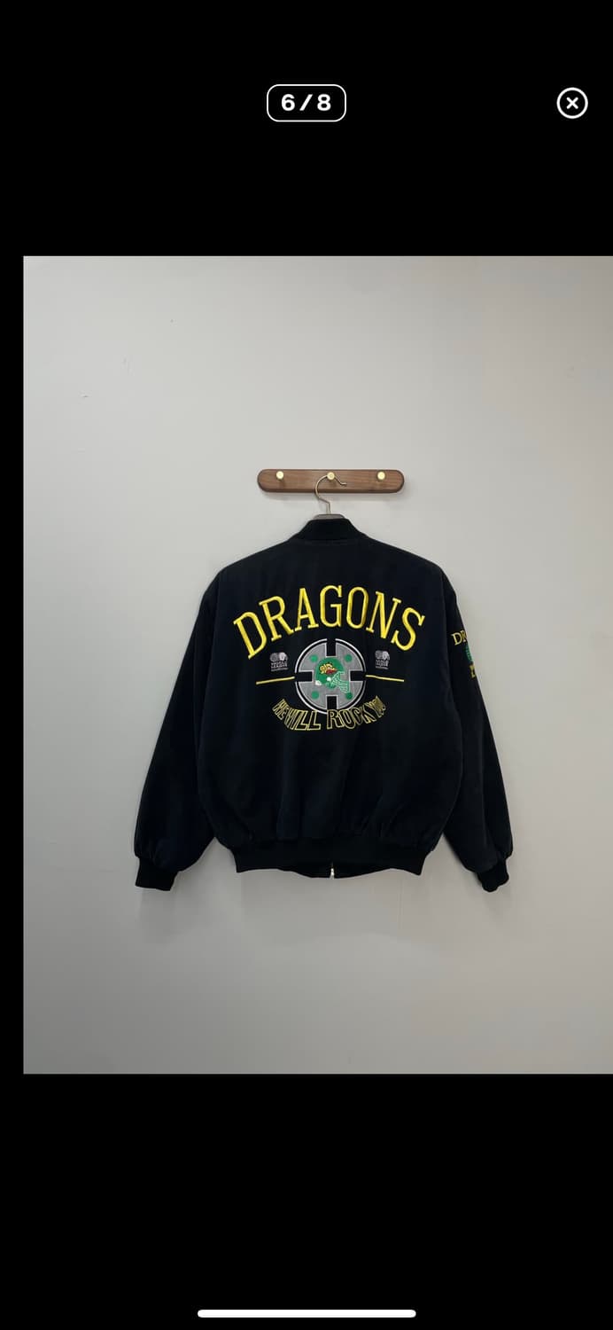 빈티지 블랙 봄버자켓 A2937 상품이미지5