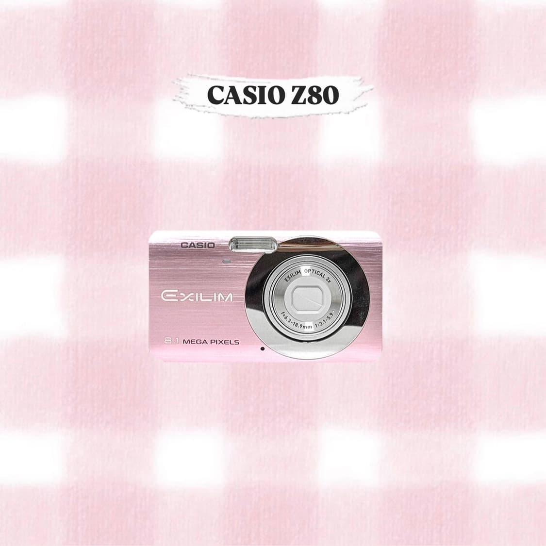 카시오 엑슬림 Z80 베이비핑크 빈티지디카 상품이미지1