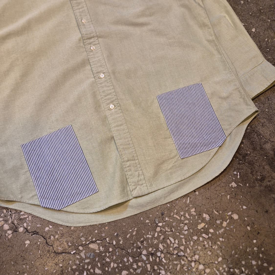 L~XL 폴로 연그린 패치커스텀 셔츠  상품이미지6