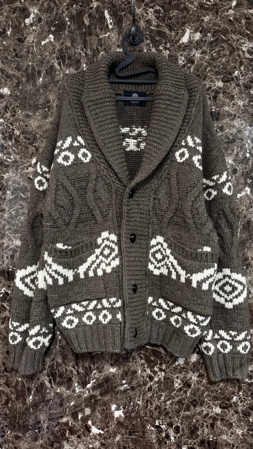 KNITTED 노르딕  가디건 XL 상품이미지1