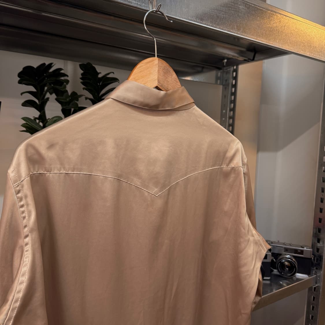 리틀빅 실키 텍스처 드레시 웨스턴 셔츠 상품이미지4