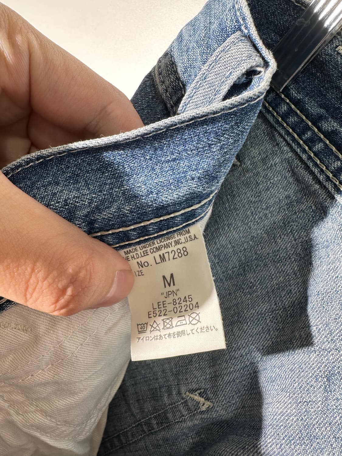 lee 카펜터 데님 와이드 팬츠 상품이미지6