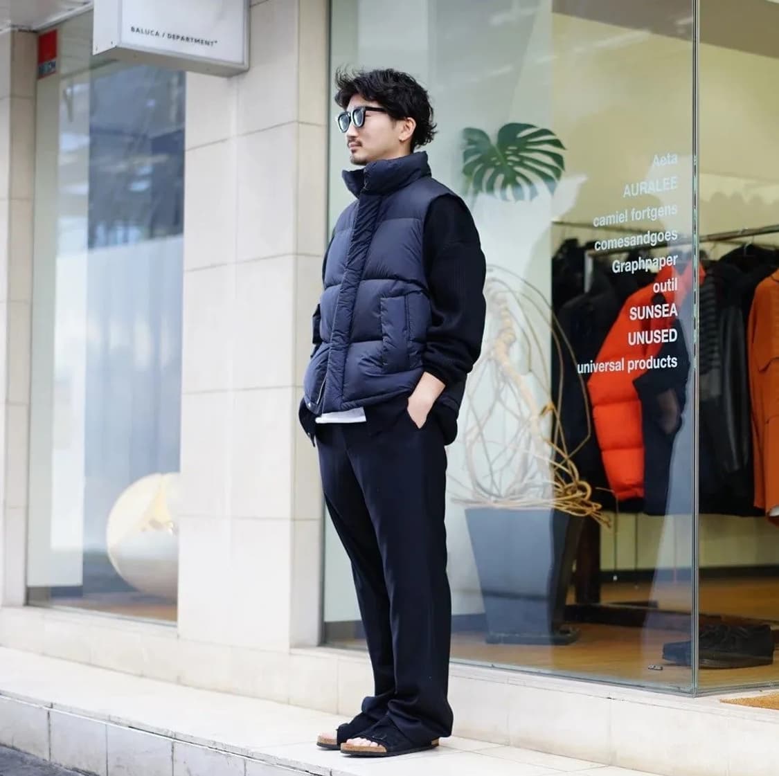 [4] AURALEE 오라리 슈퍼 라이트 나일론 립스탑 다운 베스트 상품이미지8