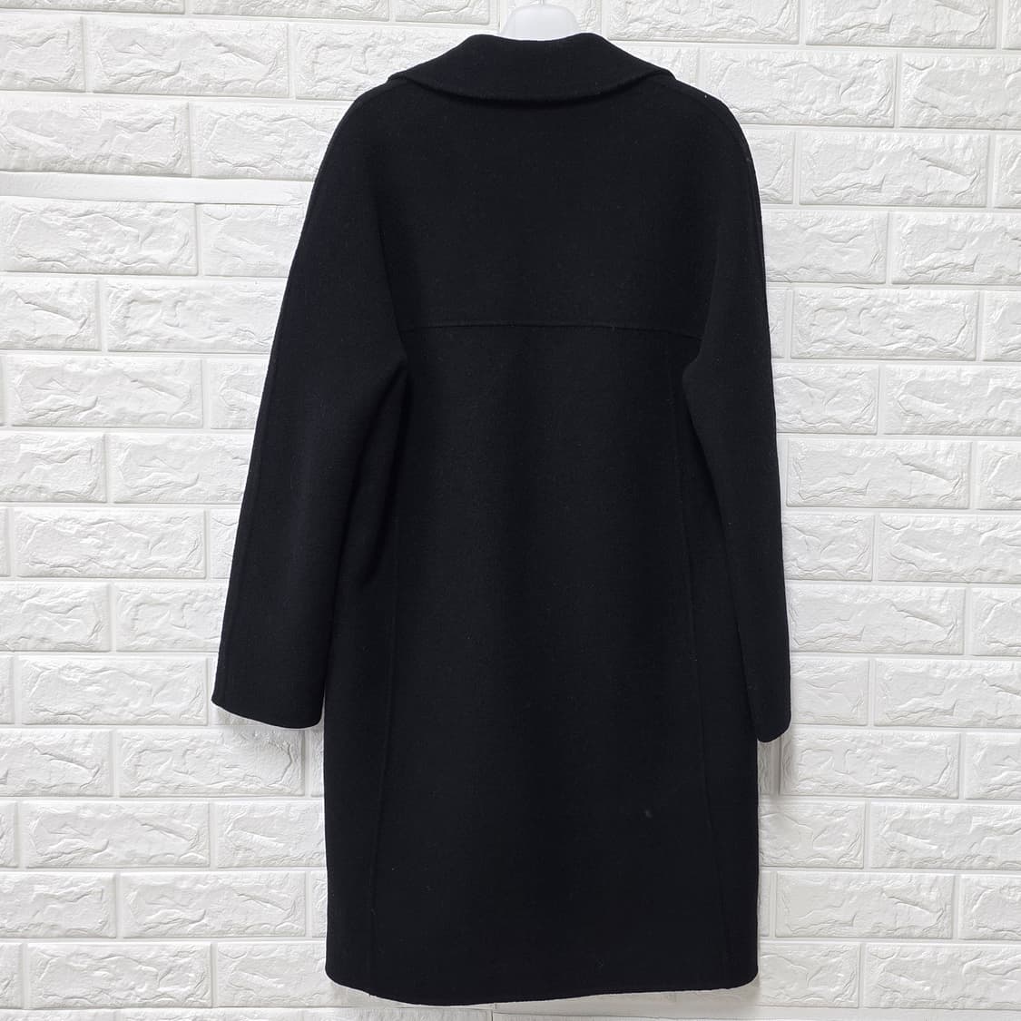 택포) M ZOOC 블랙 울 코트  상품이미지4