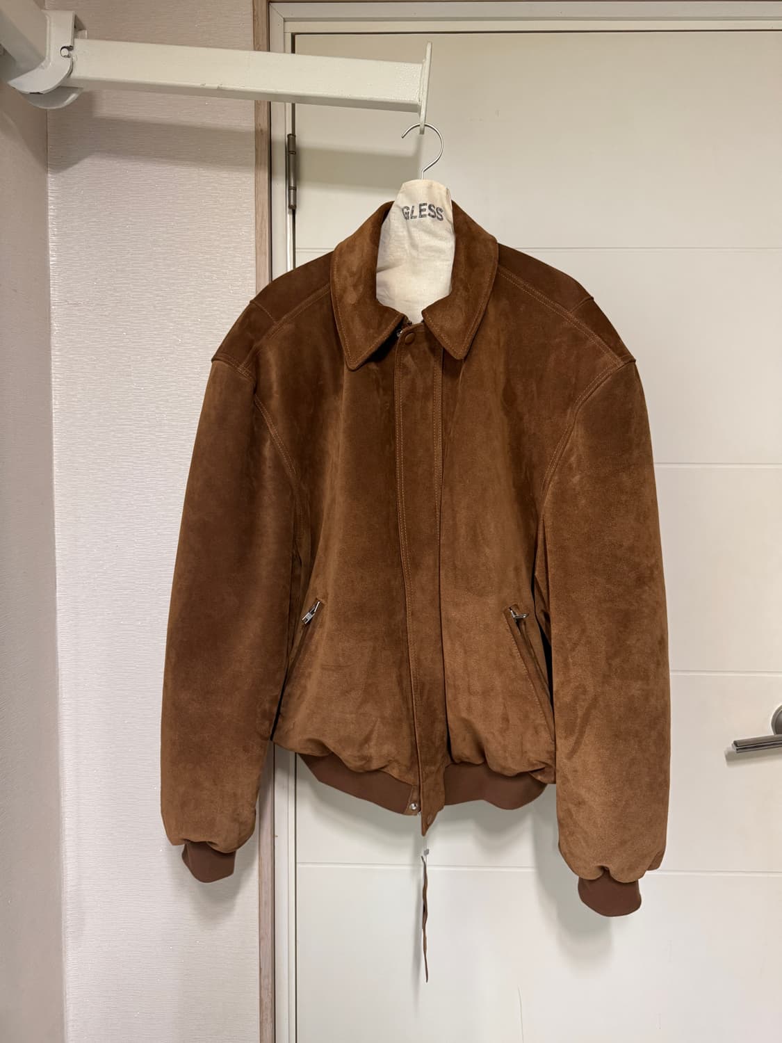 글레스 봄버 (스웨이드 카멜) / 1사이즈 상품이미지1