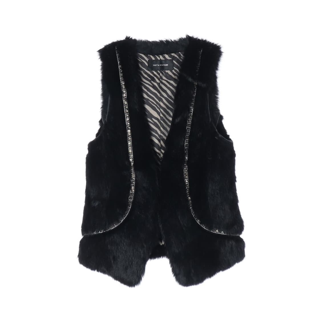 비지트인뉴욕 토끼털 베스트 상품이미지1