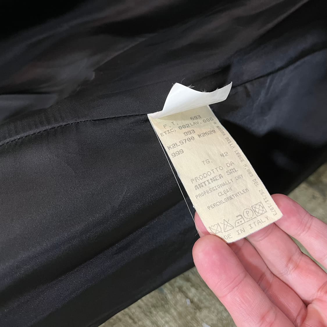 빈티지 엠포리오 아르마니 울 코트 상품이미지6
